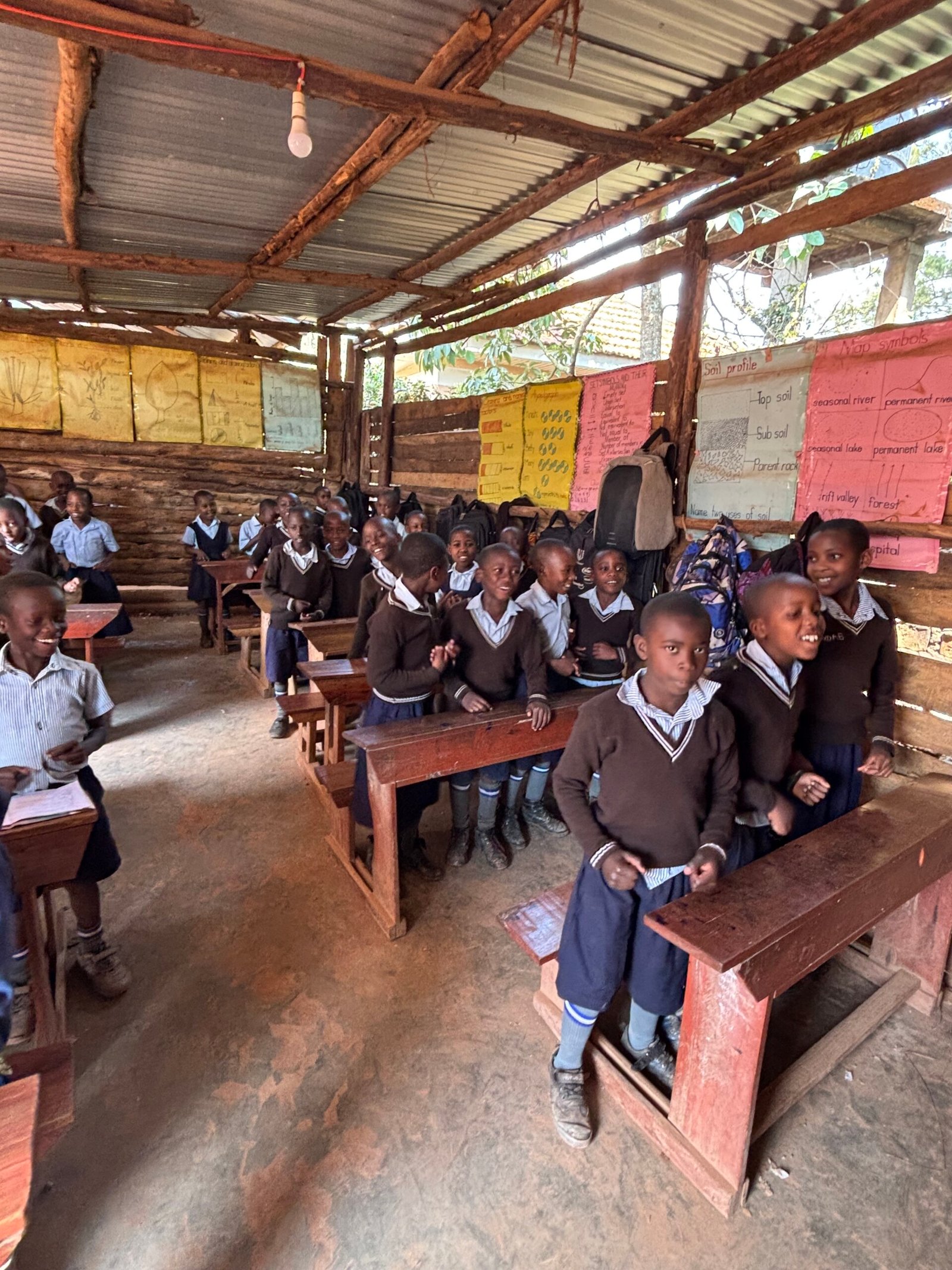 Amatsiko Preparatory School temporary classroom